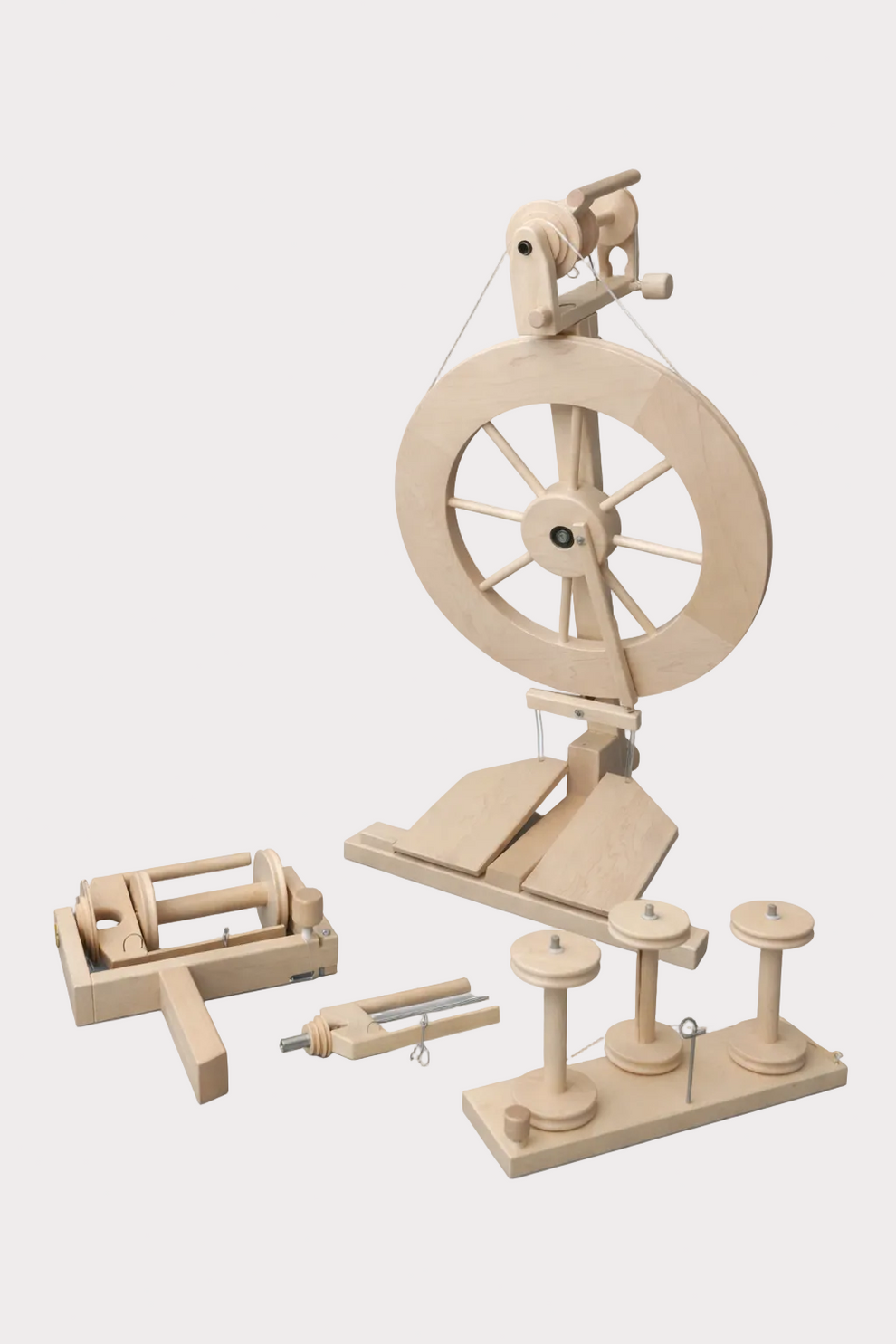 Lendrum Upright Wheel - Maple Wood - Complete Set